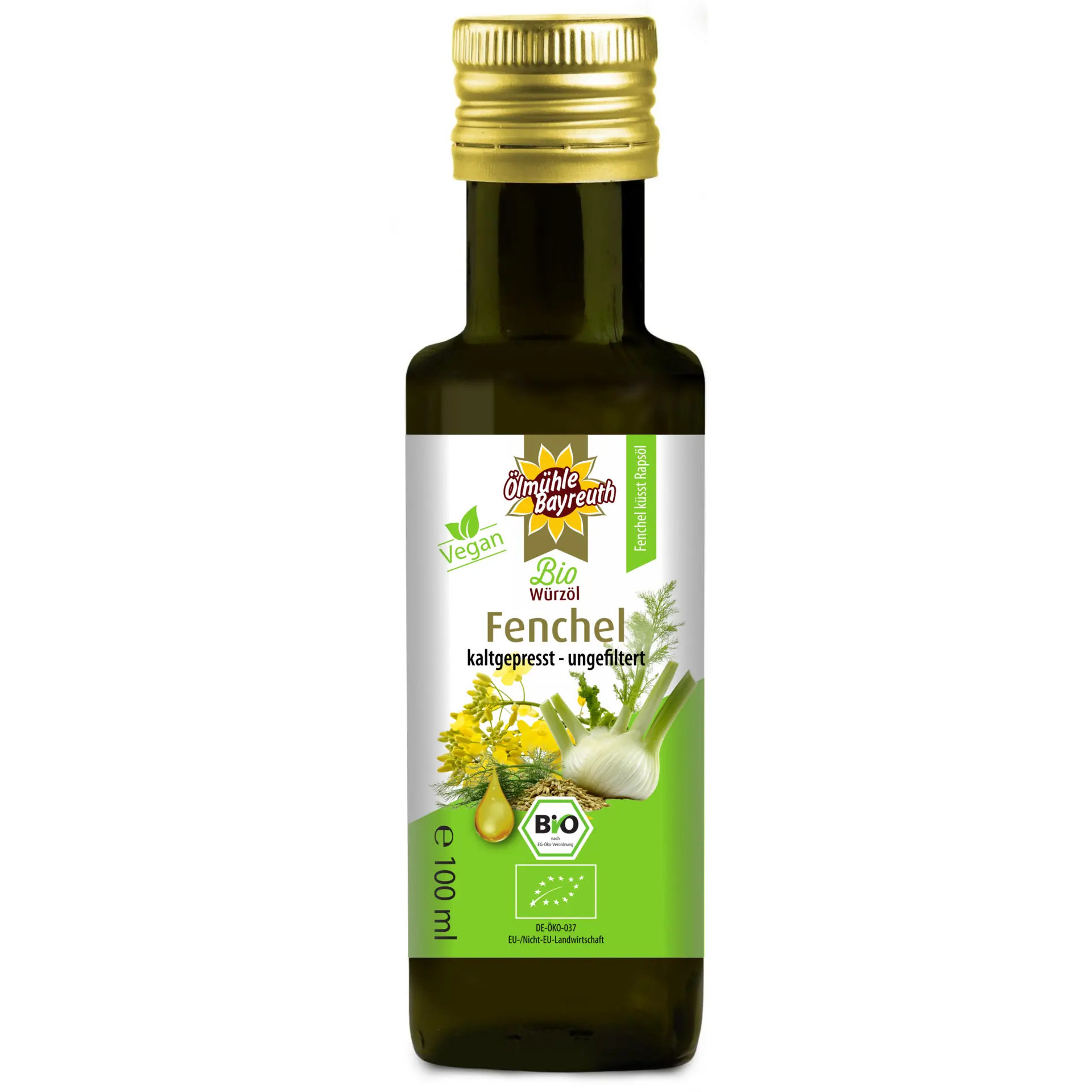 Bio Fenchelöl 100 ml von der Ölmühle Bayreuth