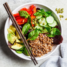 Buddha Bowl mit Bio Buchweizen von Johannes Dötterl