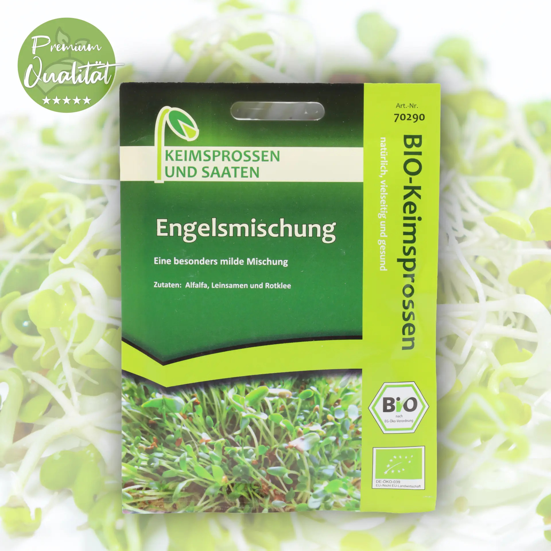 Keimsprossen Bio Engelsmischung von Keimsprossen und Saaten