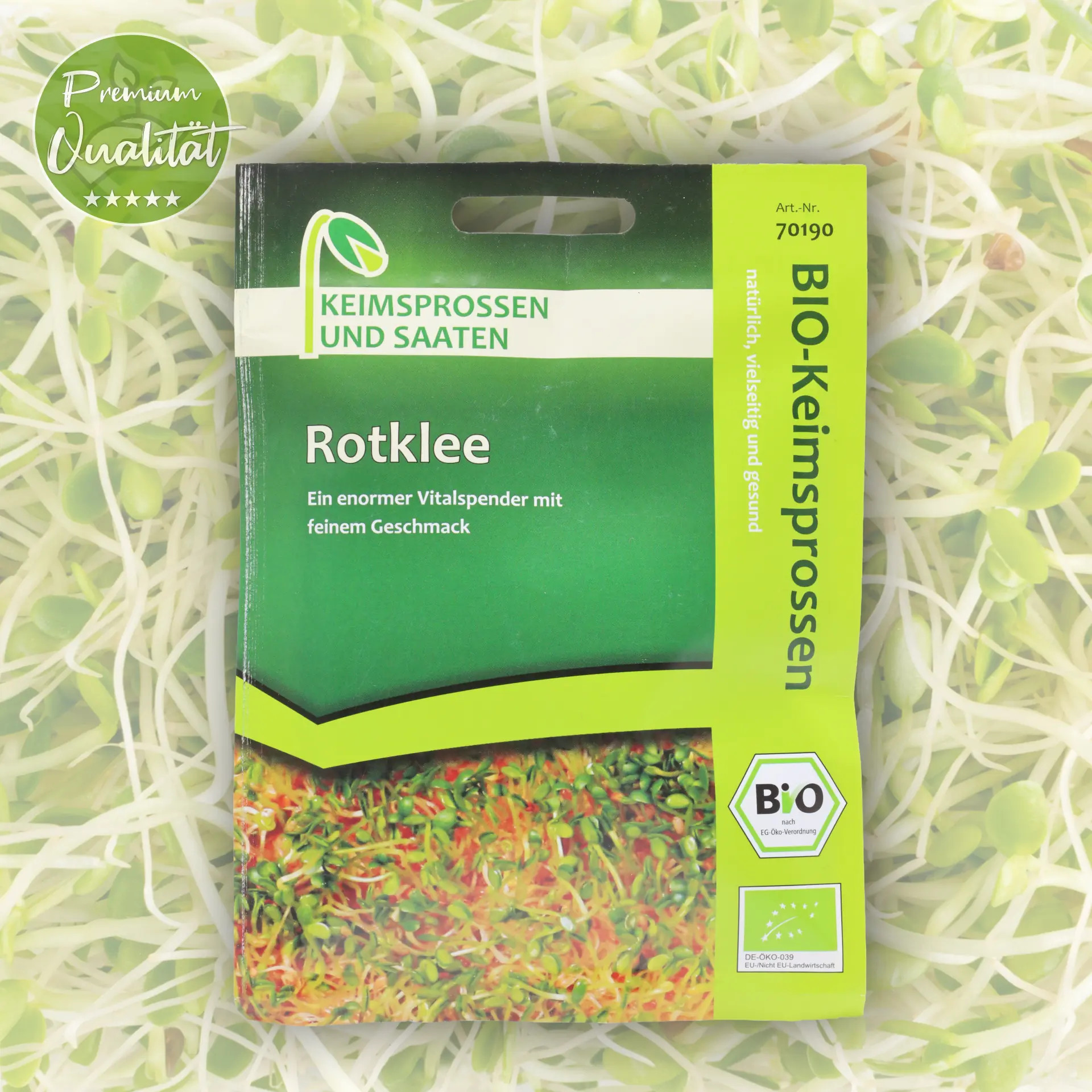 Bio Rotkleesprossen von Keimsprossen und Saaten