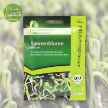 Bio Sonnenblumensprossen von Keimsprossen und Saaten