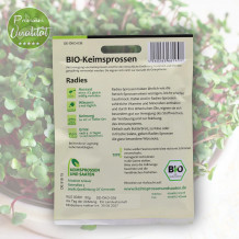 Bio Radieschensprossen von Keimsprossen und Saaten