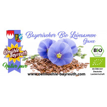 Bio Leinsamen aus Bayern kaufen - 200 g von der Ölmühle Bayreuth