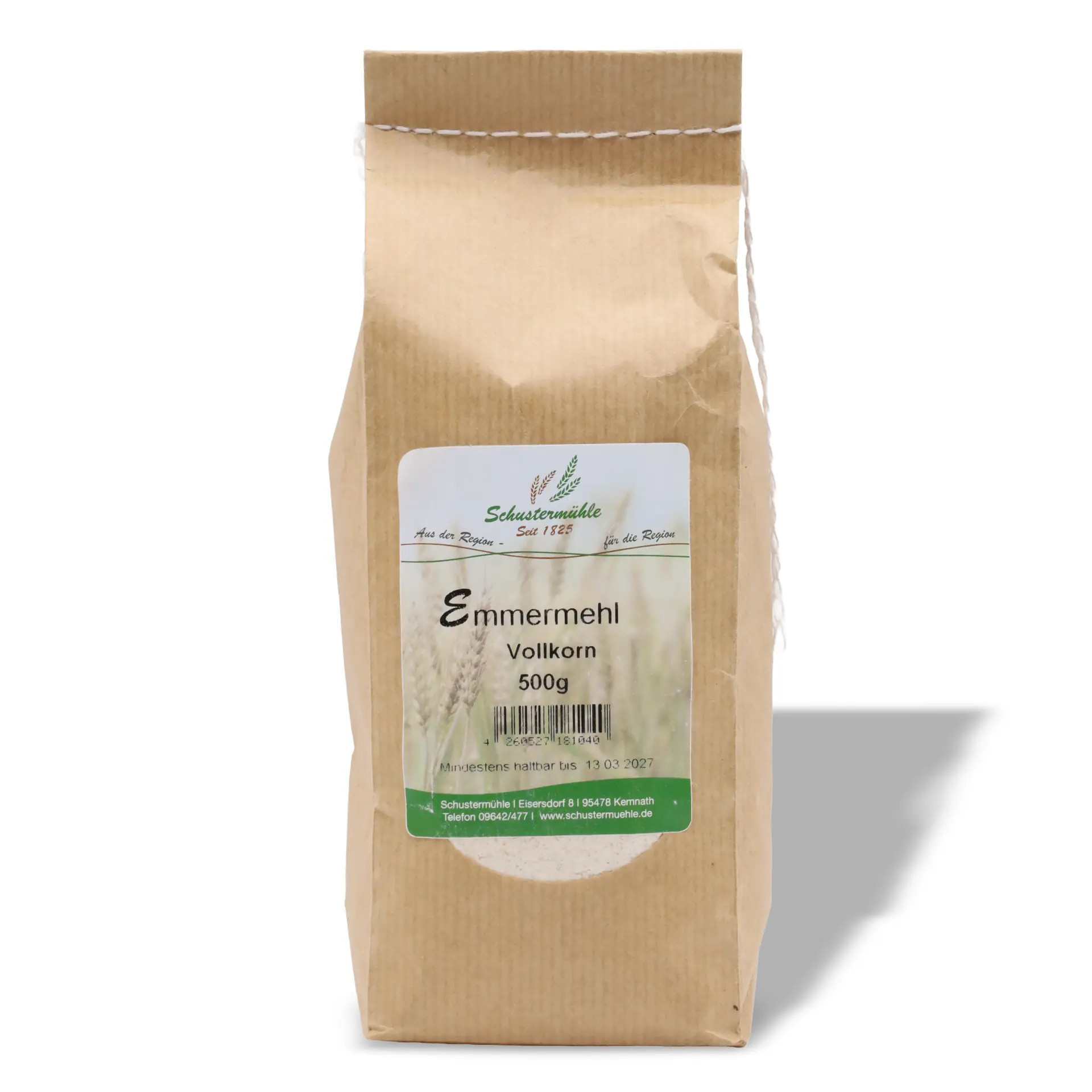 Emmer-Vollkornmehl aus Bayern 500 g