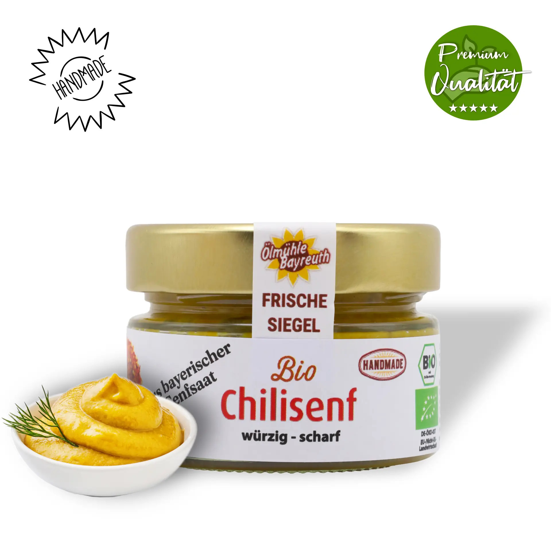 Bio-Chilisenf 130 ml aus Bayern