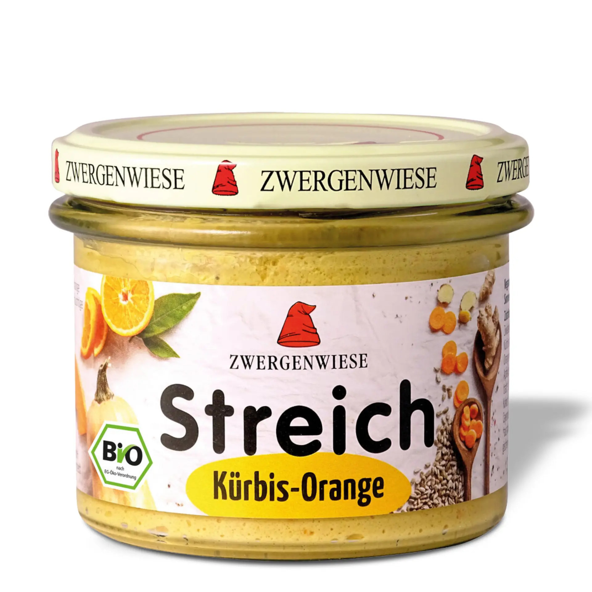 Zwergenwiese Bio Streich Kürbis-Orange 180 g - Ölmühle Bayreuth