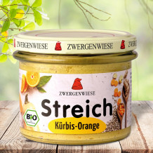 Zwergenwiese Bio Streich Kürbis-Orange 180 g - Ölmühle Bayreuth