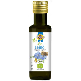 Bio Leinöl 100 ml von der Ölmühle Bayreuth
