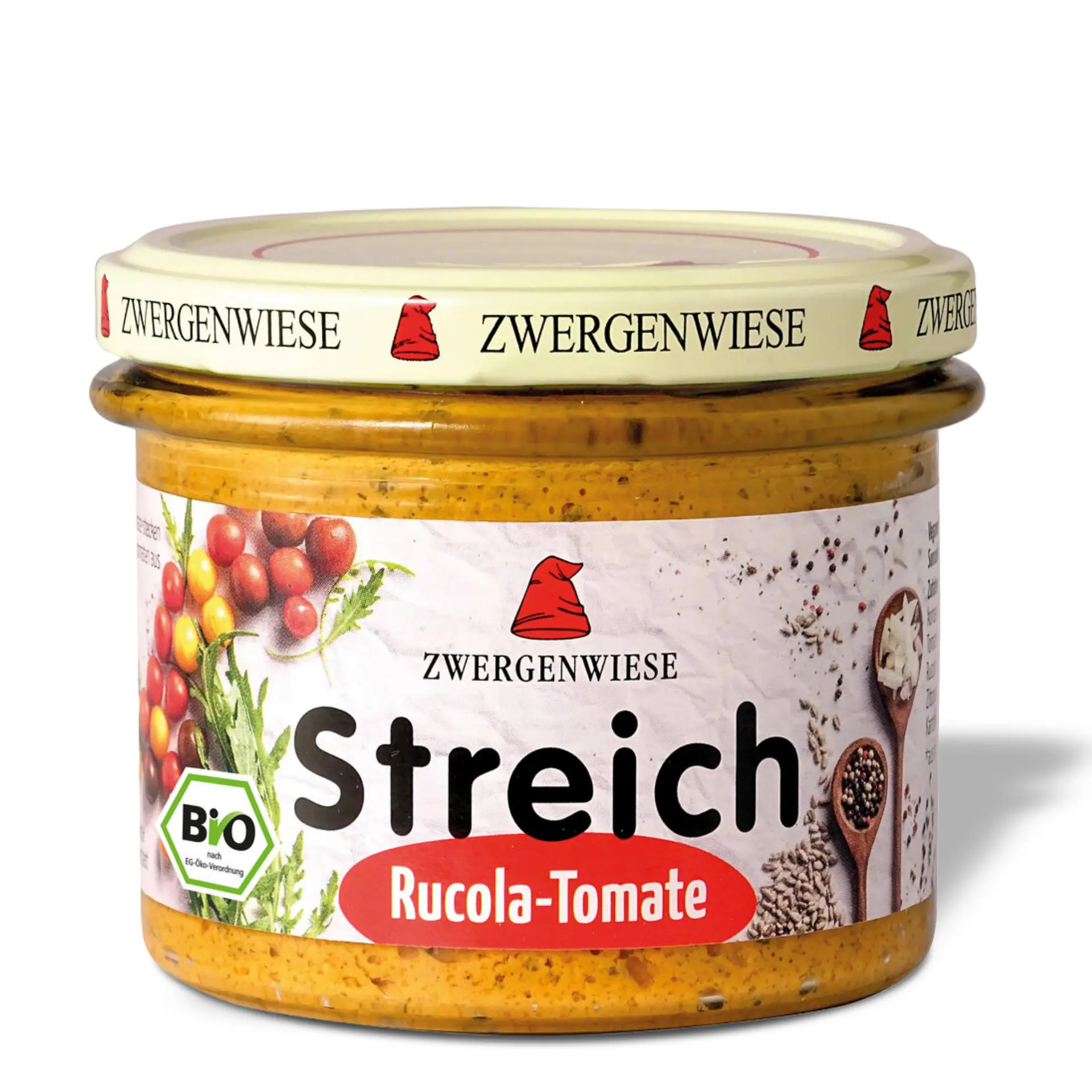 Zwergenwiese Bio Streich Rucola-Tomate 180 g