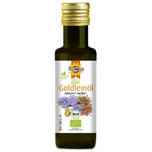Bio Goldleinöl kaltgepresst von der Ölmühle Bayreuth