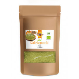 Bio Kürbiskernmehl aus regionalen Kürbiskernen von der Ölmühle Bayreuth