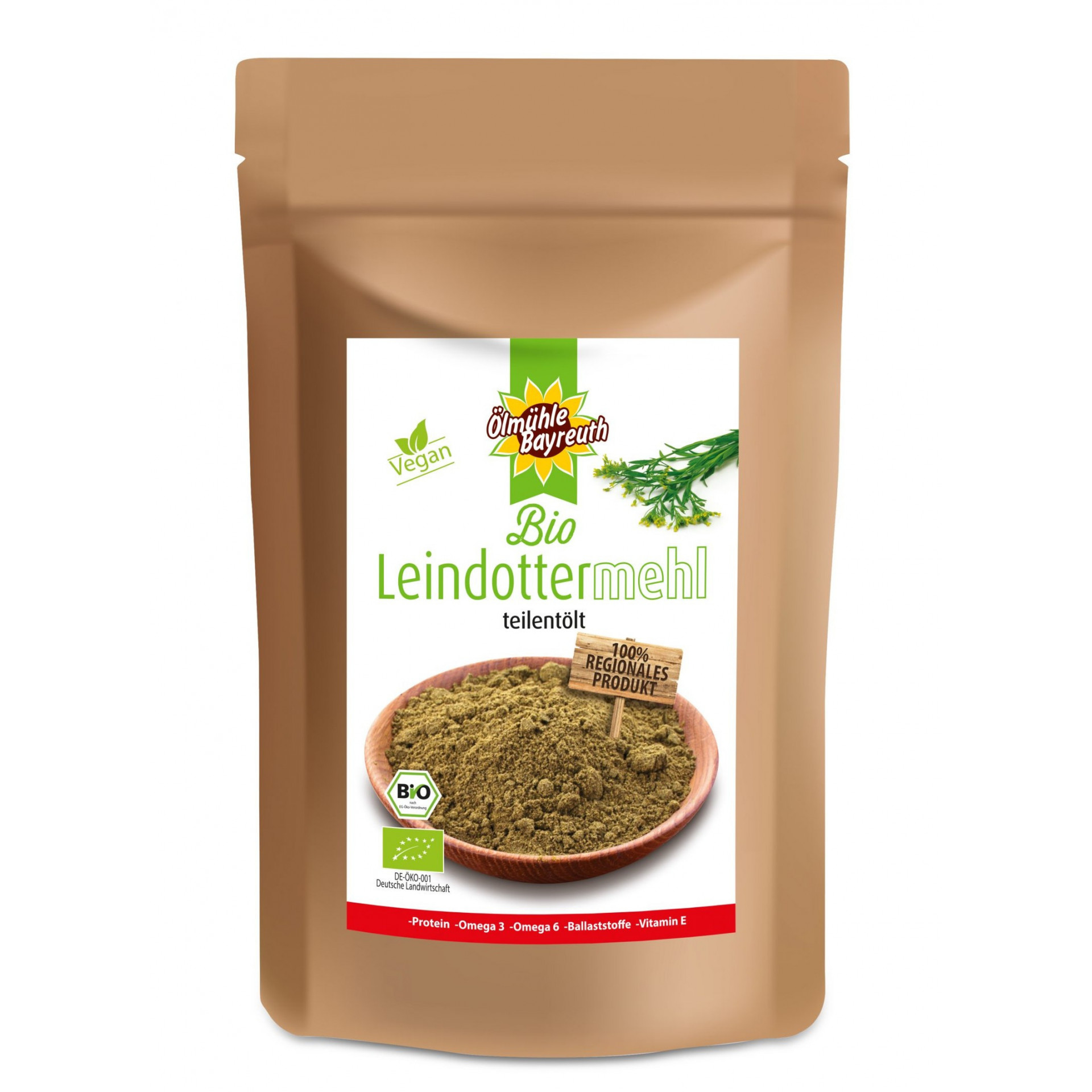 Bio Leindottermehl (teilentölt)