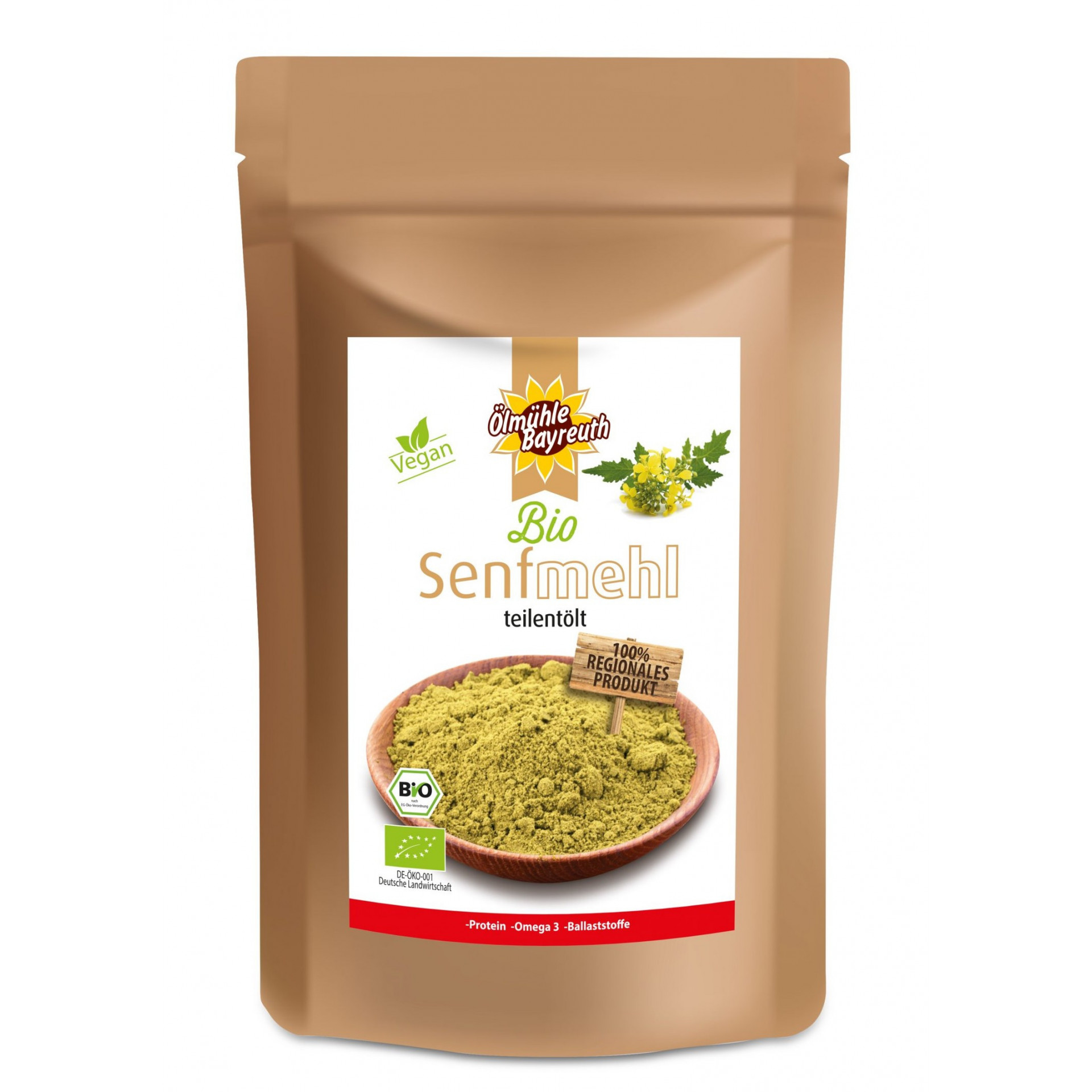 Bio Senfmehl (teilentölt)