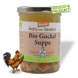 Bio Gockelsuppe 400 ml von "Gutes von Schubert"