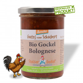 Bio Gockel Bolognese 400 ml von "Gutes von Schubert"