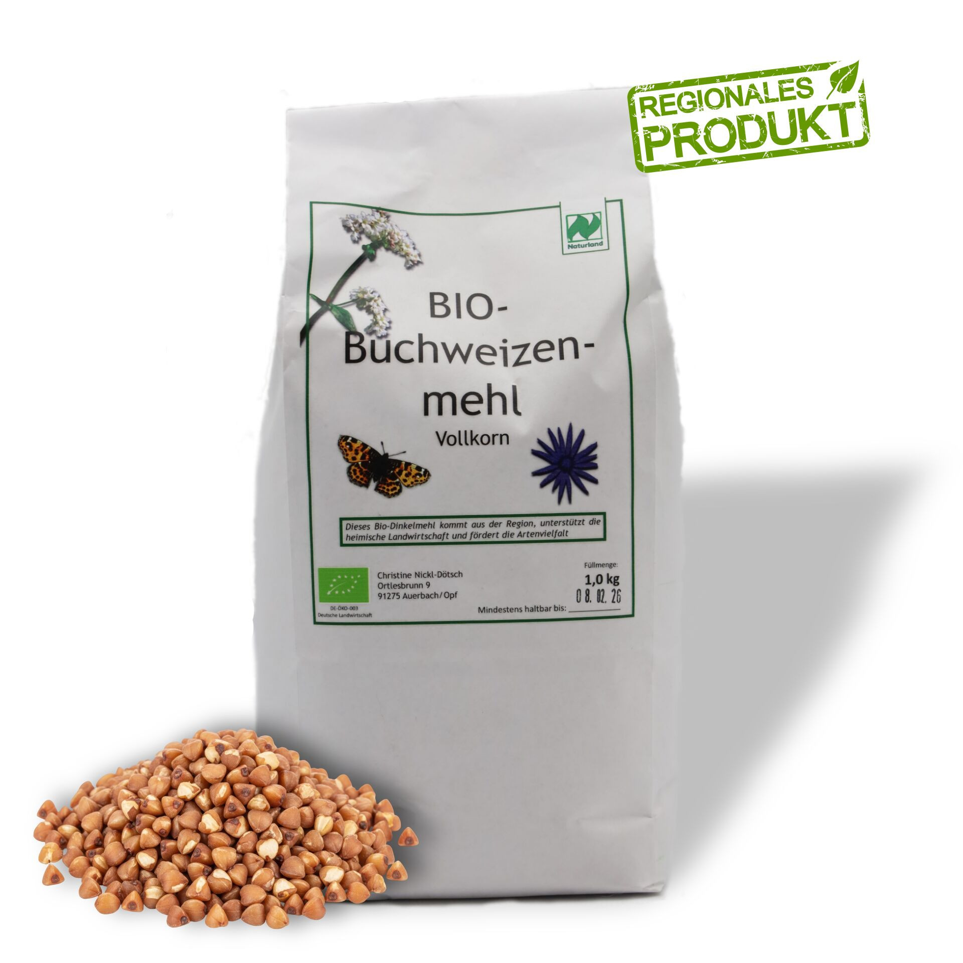 Bio Vollkorn Buchweizenmehl