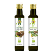 Bio-Öl Salat-Set kaltgepresst 2 x 250 ml - Ölmühle Bayreuth