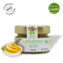 Bio Leindottersenf von der Ölmühle Bayreuth
