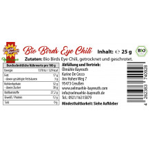 Bio Birds Eye Chili geschrotet