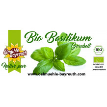 Bio Basilikum gerebelt