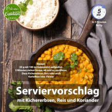 Bio Tikka Masala Zubereitung - Rezept und Serviervorschlag