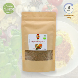 Vegane Bio Bolognese von Ölmühle Bayreuth
