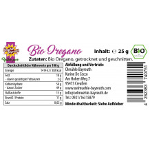 Bio Oregano geschnitten von der Ölmühle Bayreuth