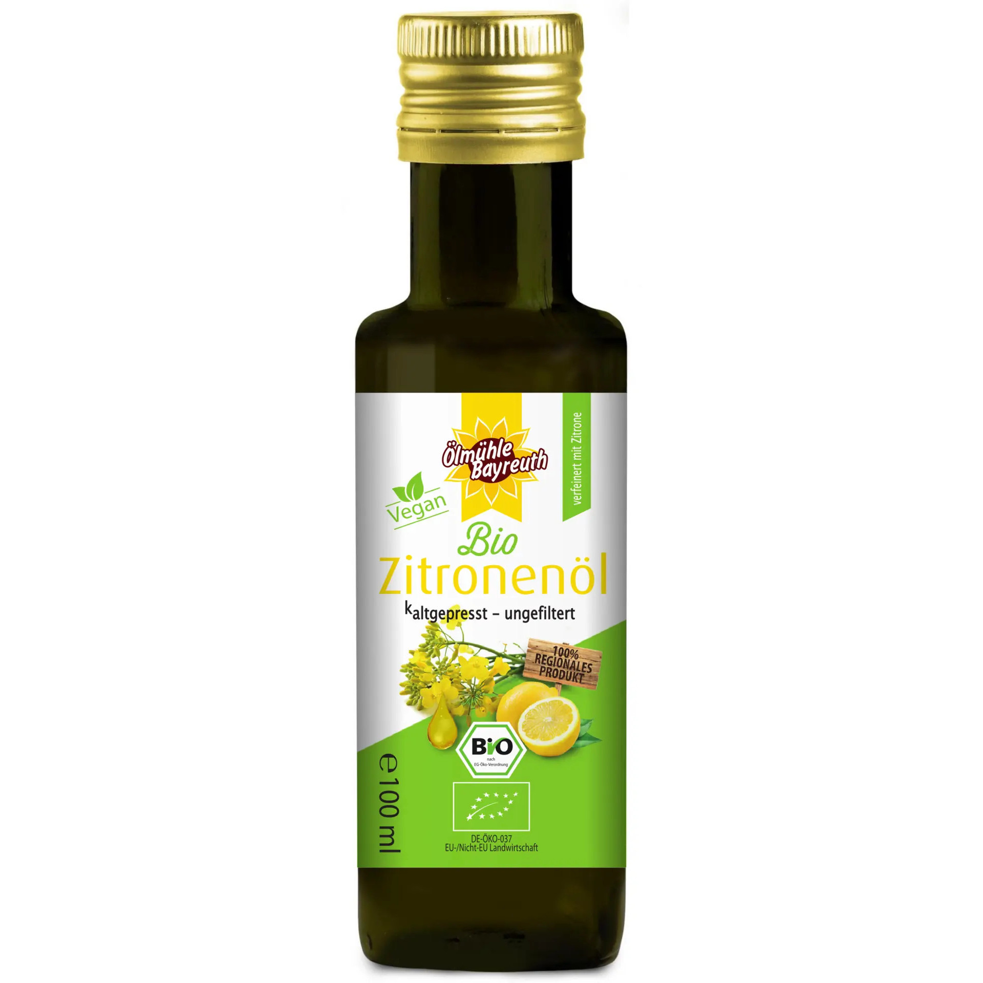 Bio Zitronenöl von der Ölmühle Bayreuth