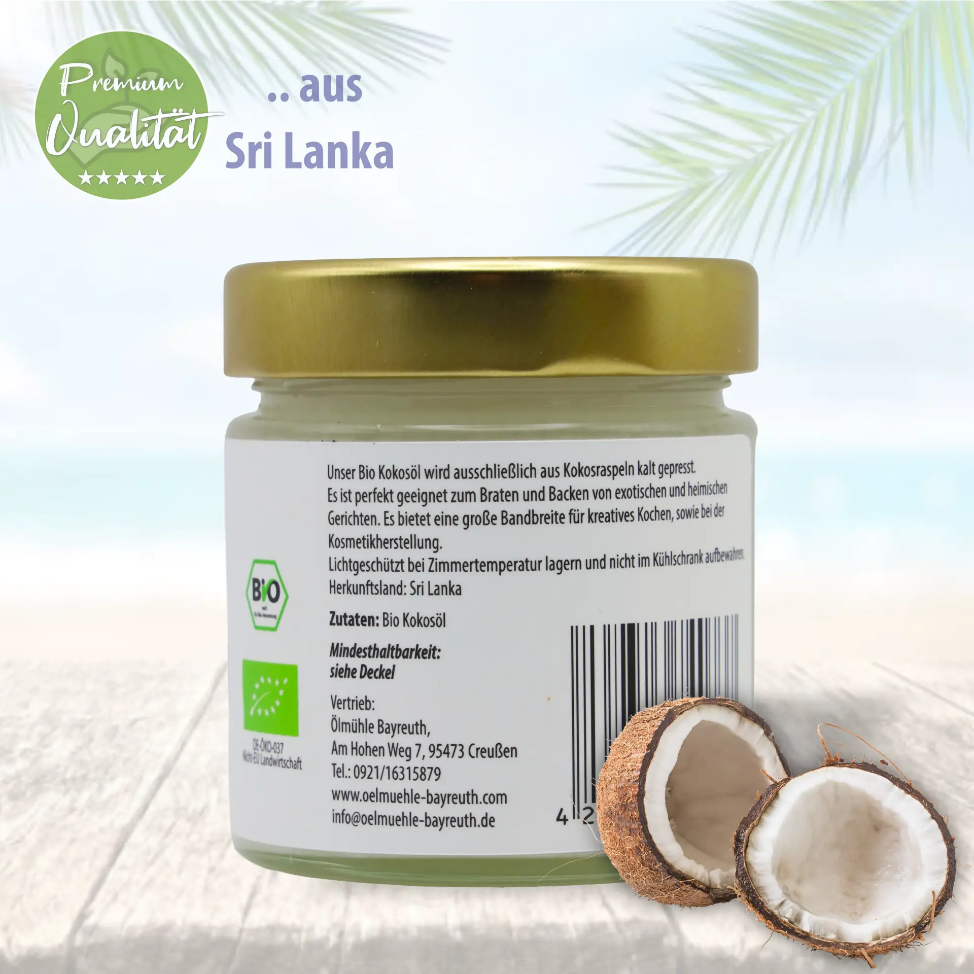 Bio Kokosl nativ aus Sri Lanka | lmhle Bayreuth