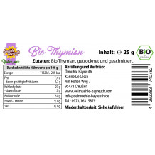Bio Thymian geschnitten von der Ölmühle Bayreuth