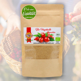 Bio Hagebuttenpulver von der Ölmühle Bayreuth