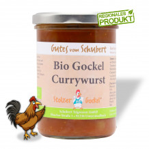 Bio Gockel Currywurst 400 ml von "Gutes von Schubert"