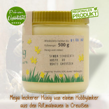 Cremiger Honig aus Creußen von der Ölmühle Bayreuth