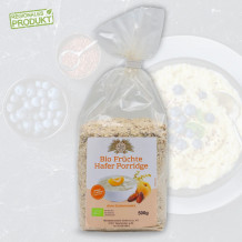 Bio Früchte Hafer Porridge von der Schustermühle