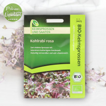Keimsprossen Bio Kohlrabi rosa von Keimsprossen und Saaten