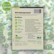 Keimsprossen Bio Basilikum von Keimsprossen und Saaten