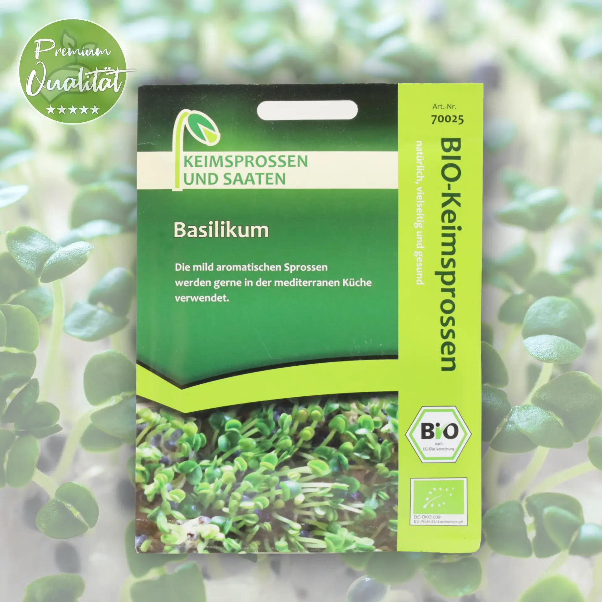 Keimsprossen Bio Basilikum von Keimsprossen und Saaten