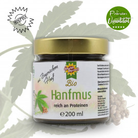 Bio Hanfmus von der Ölmühle Bayreuth