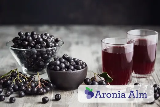 Aroniaprodukte der Aronia Alm