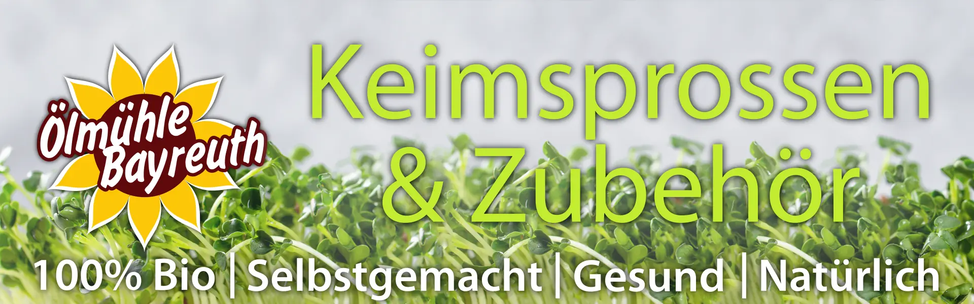 Keimsprossen & Zubehör – frische Vitalkraft für deine Küche Unsere Bio Keimsprossen liefern pure Pflanzenkraft – frisch, lebendig und voller wichtiger Vitamine, Mineralstoffe und Enzyme. Ob Alfalfa, Brokkoli, Mungbohnen, Radieschen oder Kresse – Keimsprossen gehören zu den nährstoffreichsten Lebensmitteln überhaupt und lassen sich ganz einfach zu Hause ziehen. Damit dir das gelingt, findest du bei uns neben hochwertigen Bio-Keimsaaten auch das passende Zubehör: etwa Keimgläser, Sprossengläser, Keimdecks, Abtropfgestelle und Keimboxen. Alles sorgfältig ausgewählt, robust, nachhaltig und ideal für die tägliche frische Sprossenernte. ✔ 100 % Bio-Keimsaaten ✔ Keimgläser & Zubehör für einfache Anzucht ✔ Frische Sprossen in wenigen Tagen ✔ Reich an Vitaminen, Enzymen & pflanzlichem Eiweiß ✔ Perfekt für Salate, Bowls, Sandwiches & gesunde Küche Mit unseren Bio Keimsprossen & Zubehör bringst du Vitalität und Frische direkt in deine Küche – unkompliziert, nachhaltig und jeden Tag frisch geerntet.