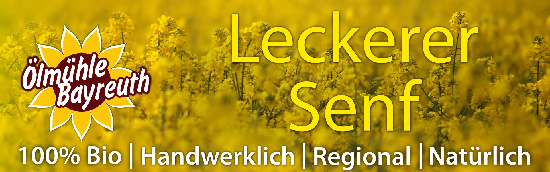 Bio Senf von der Ölmühle Bayreuth